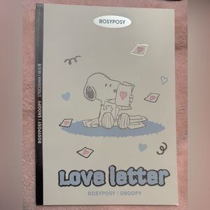 🆕 Rosyposy Snoopy Love Letter Notebook